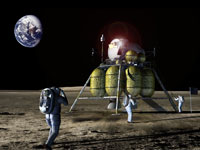 New lunar lander rendering.