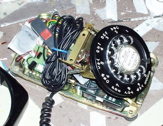 Rotary phone cellphone