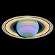 Hubble image of Saturn