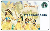 Starbucks Hawaiian gift card